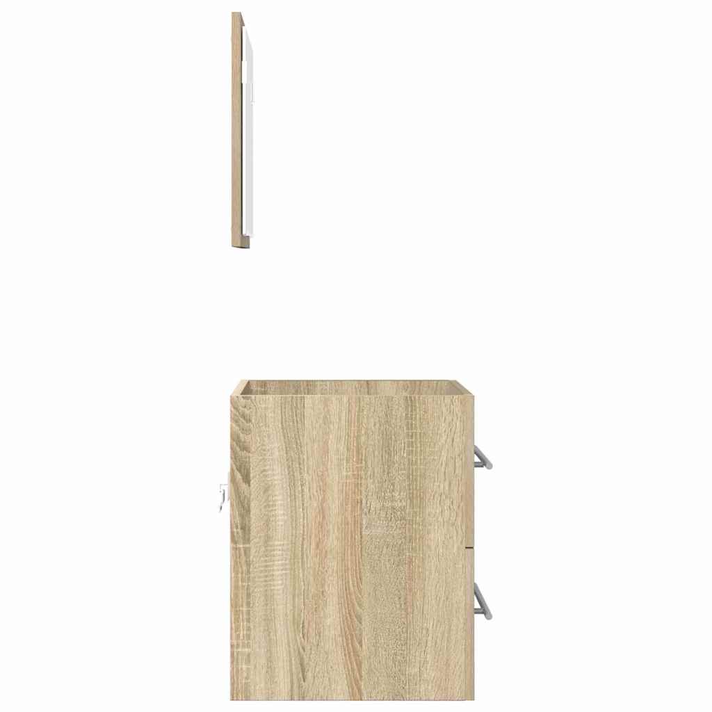 Set namještaja za kupaonicu s ladicama Smeđa 41 x 38,5 x 48 cm