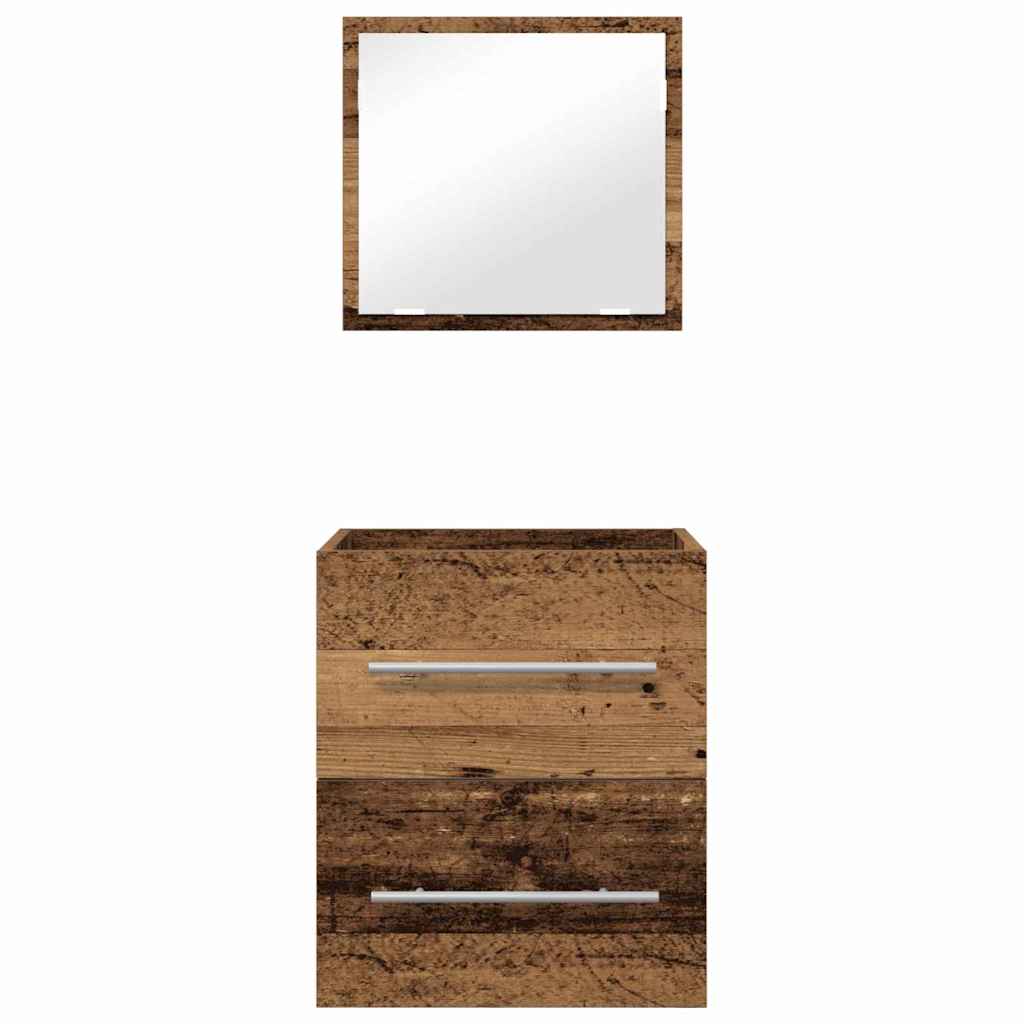 Set namještaja za kupaonicu s ladicama Smeđa 41 x 38,5 x 48 cm