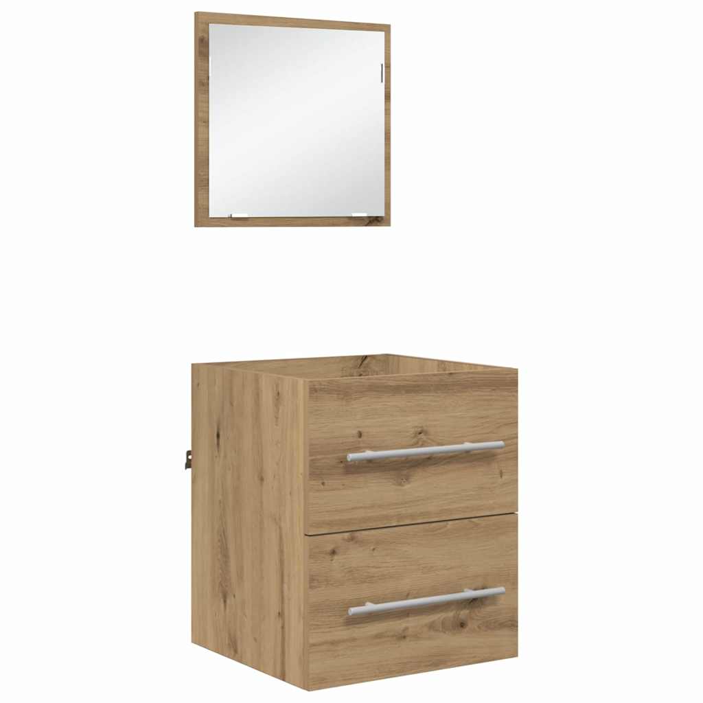 Set namještaja za kupaonicu s ladicama Smeđa 41 x 38,5 x 48 cm