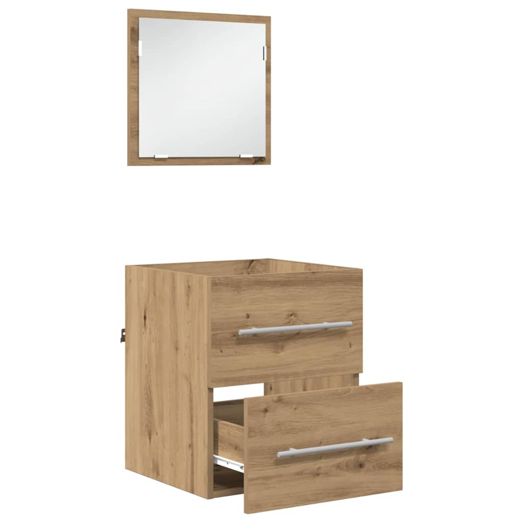 Set namještaja za kupaonicu s ladicama Smeđa 41 x 38,5 x 48 cm
