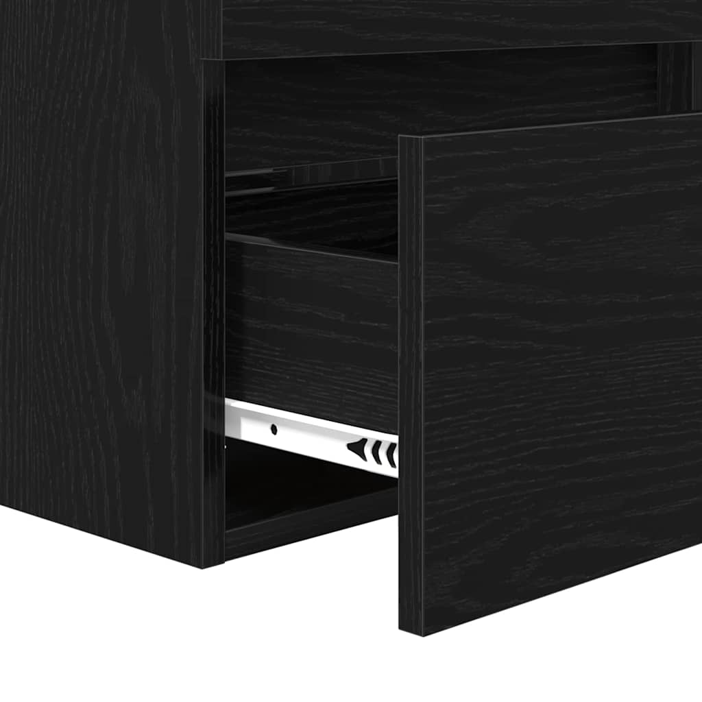 Kupaonski ormar Crni hrast 41 x 38,5 x 45 cm Konstruirano drvo