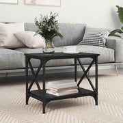 Bocni stol Crni hrast 55 x 38 x 45 cm Konstruirano drvo