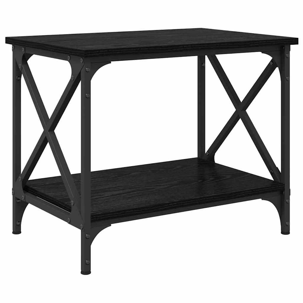 Bocni stol Crni hrast 55 x 38 x 45 cm Konstruirano drvo