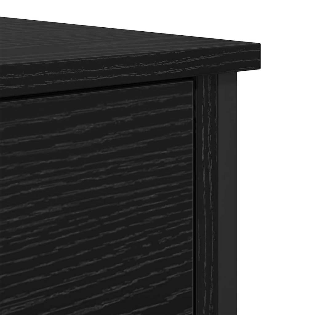 Noćni ormar 2 pcs Crni hrast 40 x 42 x 60 cm Konstruirano drvo