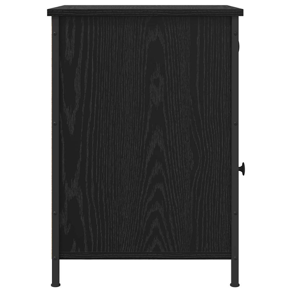 Noćni ormar 2 pcs Crni hrast 40 x 42 x 60 cm Konstruirano drvo