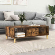 Kava Stol Dimljeni hrast 102 x 55 x 35 cm Konstruirano drvo