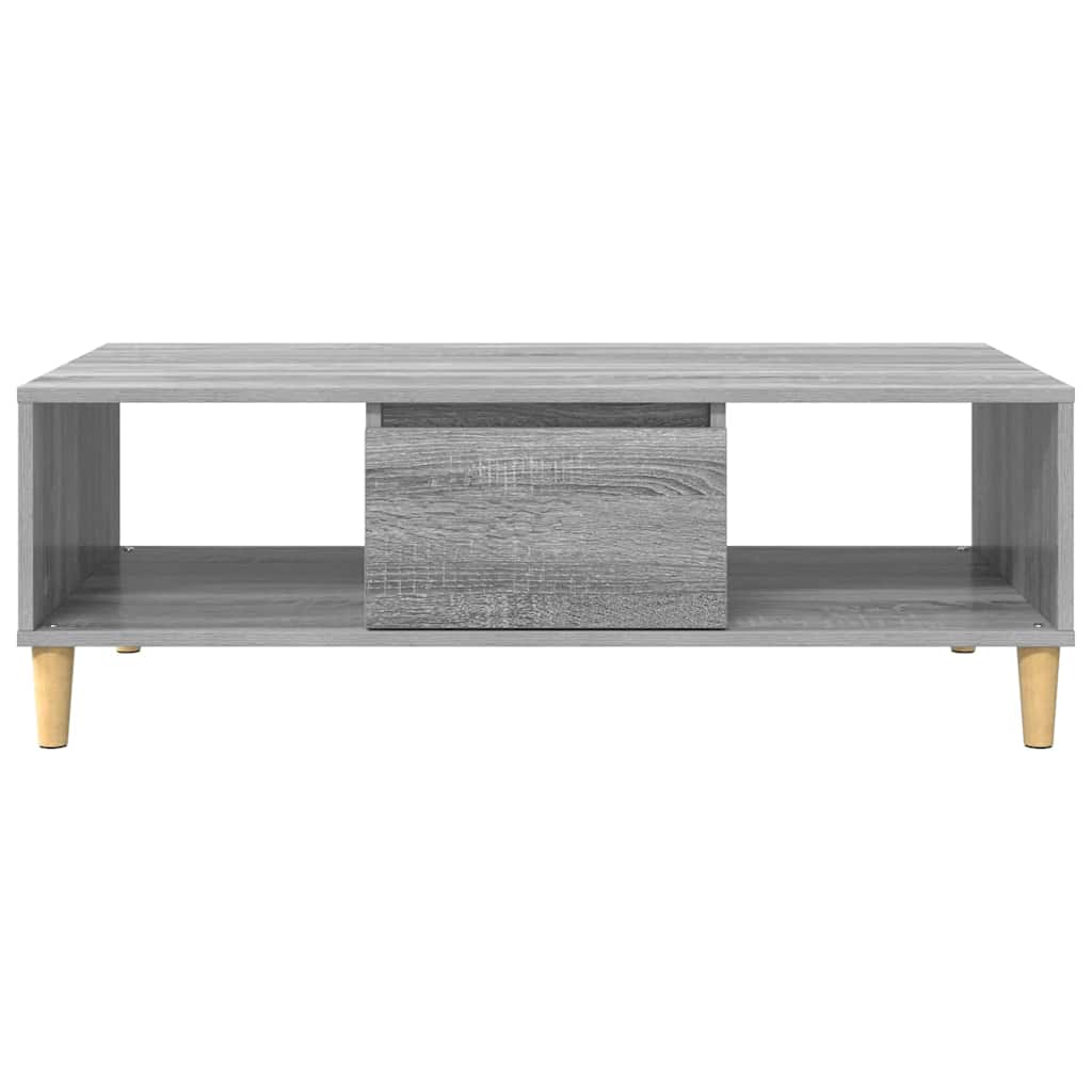 Kava Stol Siva Sonoma 102 x 55 x 35 cm Konstruirano drvo