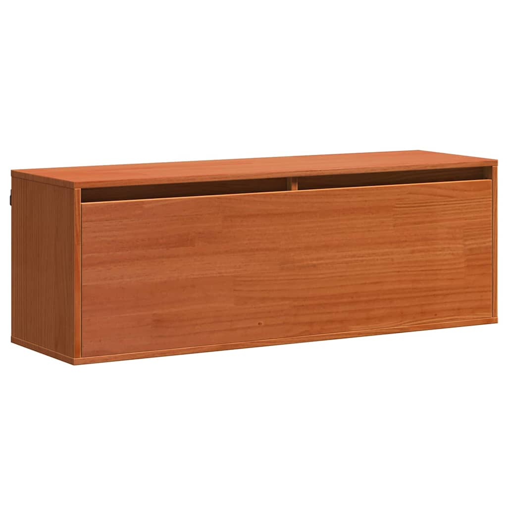 Ormar za Zid Vosak smeđa 100 x 30 x 35 cm Čvrsto borovo drvo