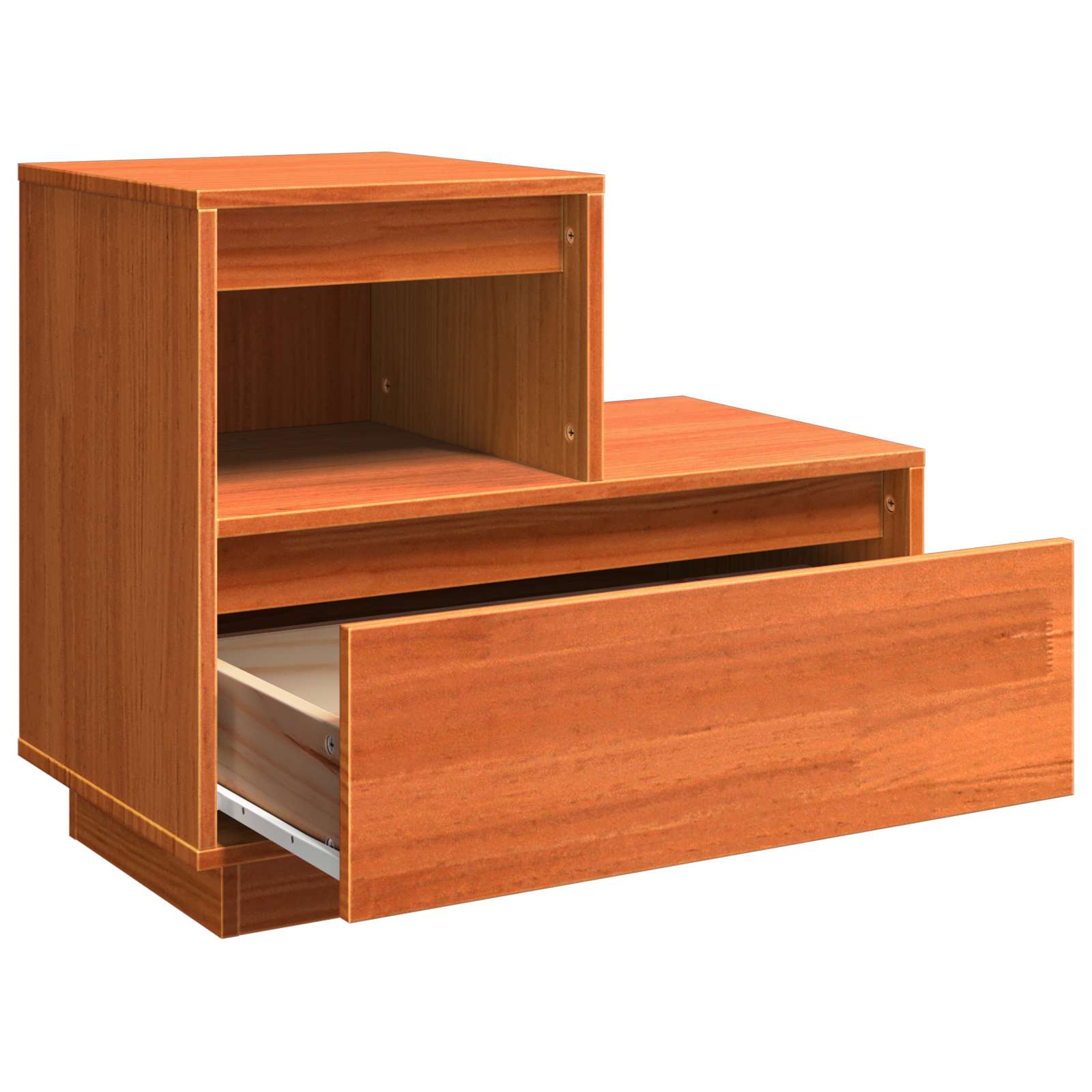 Noćni ormar 2 pcs Vosak smeđa 60 x 34 x 51 cm Konstruirano drvo
