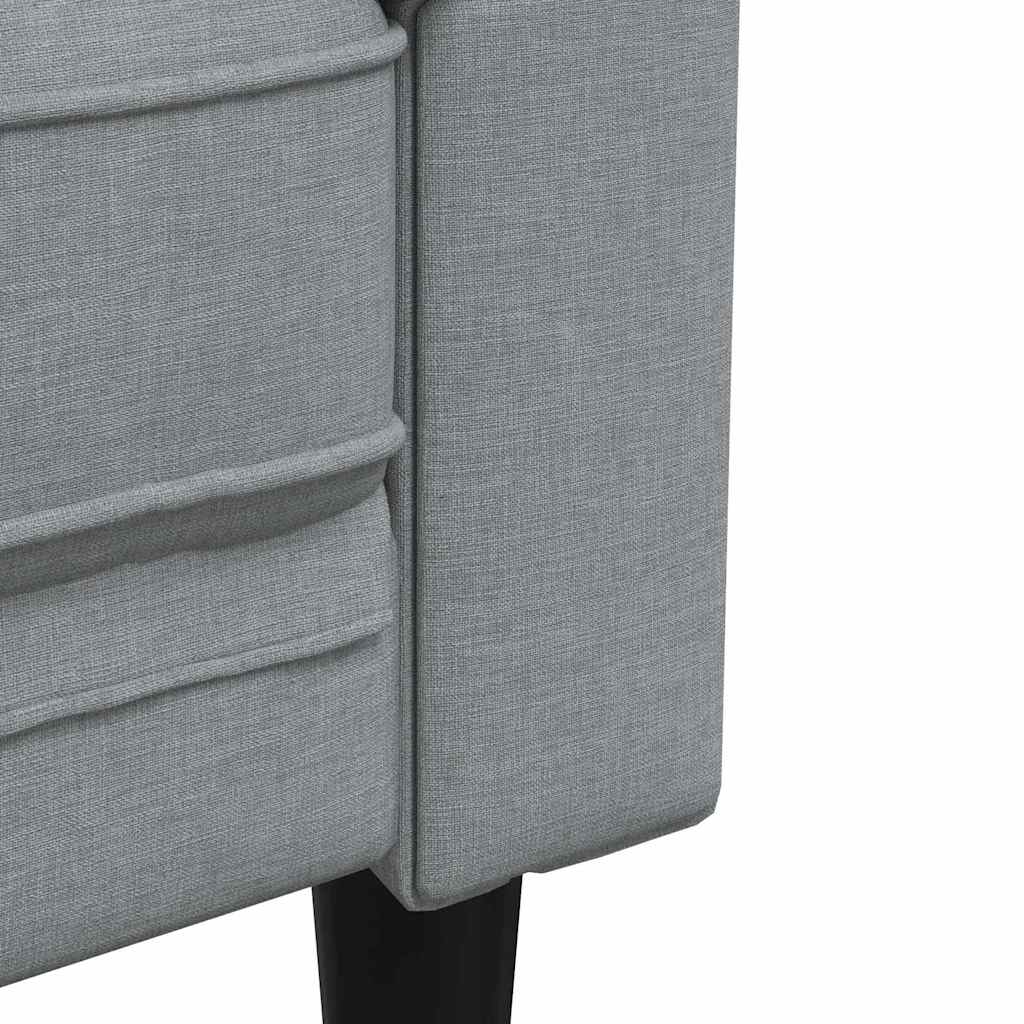 Kauč za dnevni boravak 2 pcs Svijetlo siva