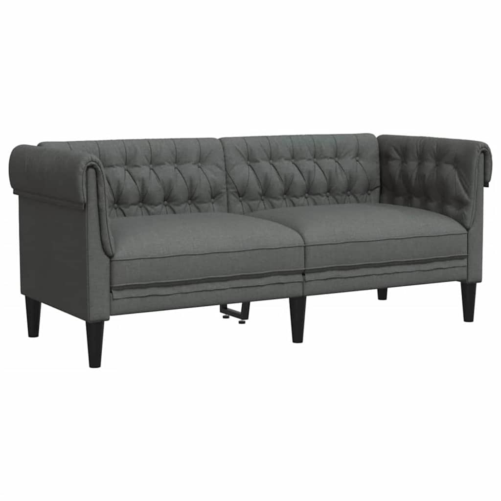 Kauč za dnevni boravak 3 pcs Tamno siva 201,5 x 74,5 x 74,5 cm