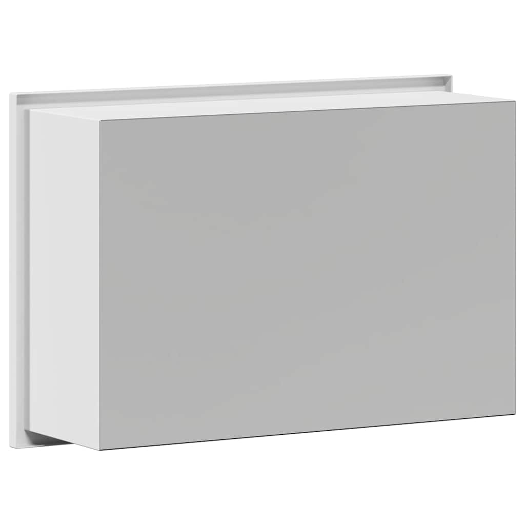 Ničica za tuš Bijelo 30 x 20 x 9,5 cm Nehrđajući čelik