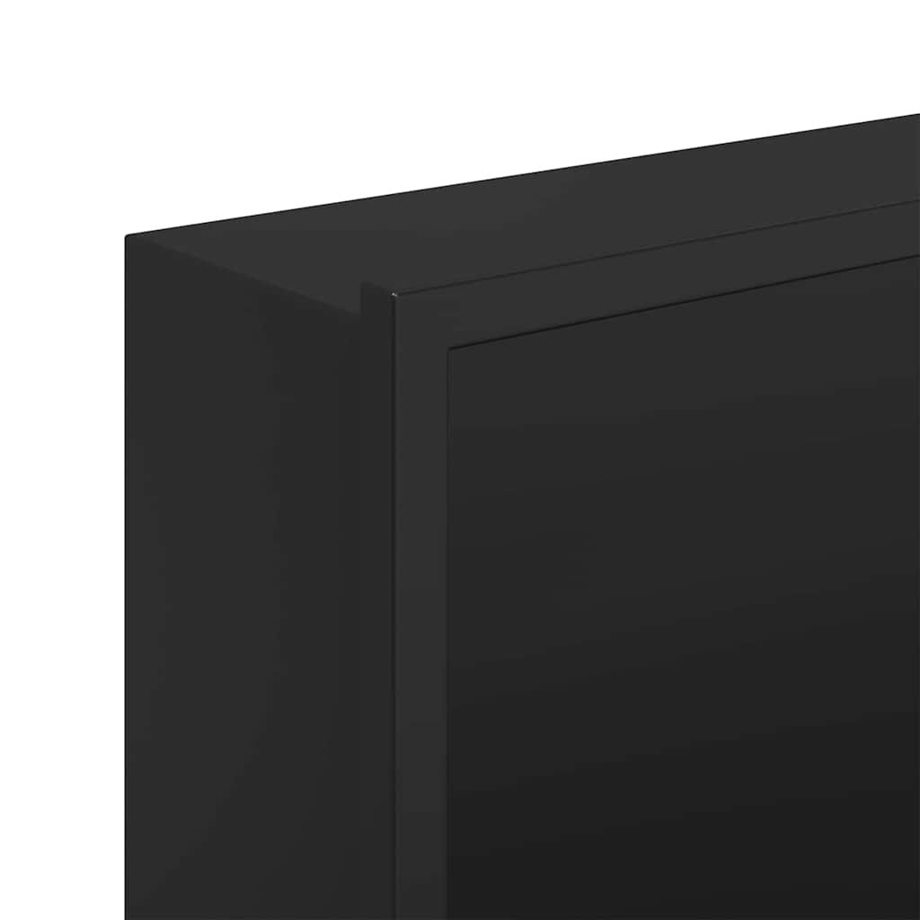 Ničica za tuš Crna 90 x 30 x 9,5 cm Nehrđajući čelik