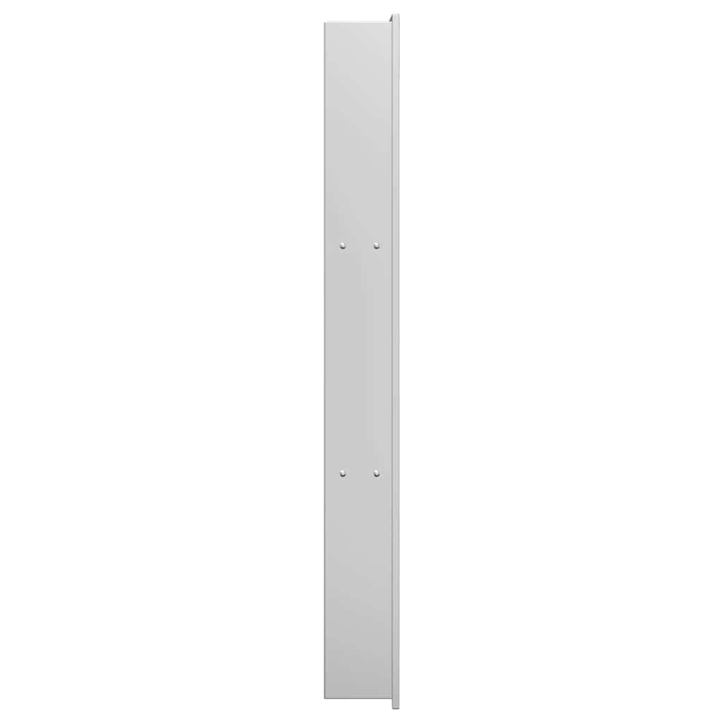 Ničica za tuš Srebrno 90 x 30 x 9,5 cm Nehrđajući čelik