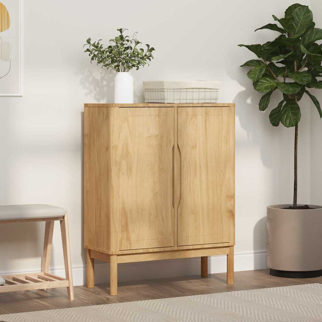Kreveta FLORO Vosak smeđa 70 x 30 x 70,5 cm Čvrsto borovo drvo