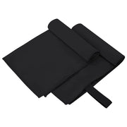 Sportski Ručnici 2 pcs Crna 50 x 30 cm Poliester i poliamid