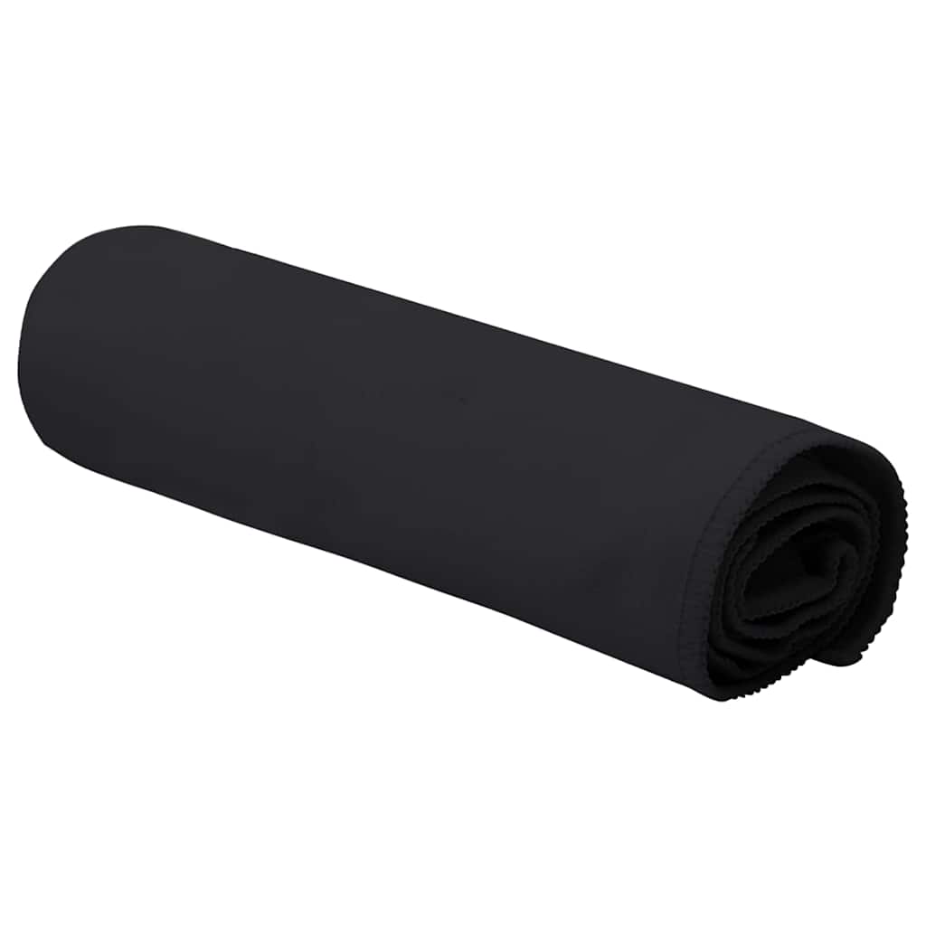 Sportski Ručnici 2 pcs Crna 50 x 30 cm Poliester i poliamid