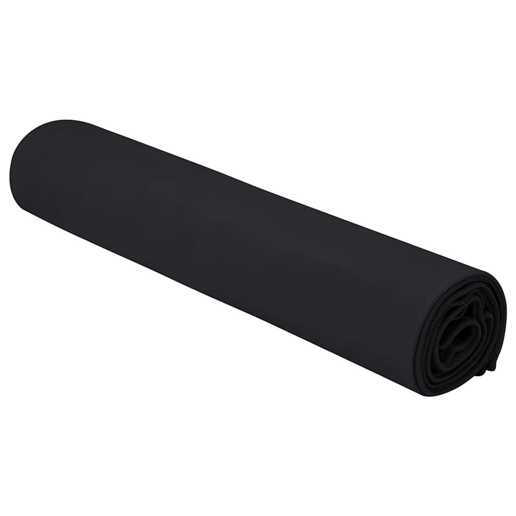 Sportski Ručnici 2 pcs Crna 140 x 70 cm Poliester i poliamid