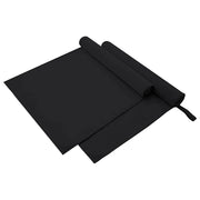 Sportski Ručnici 2 pcs Crna 180 x 90 cm Poliester i poliamid