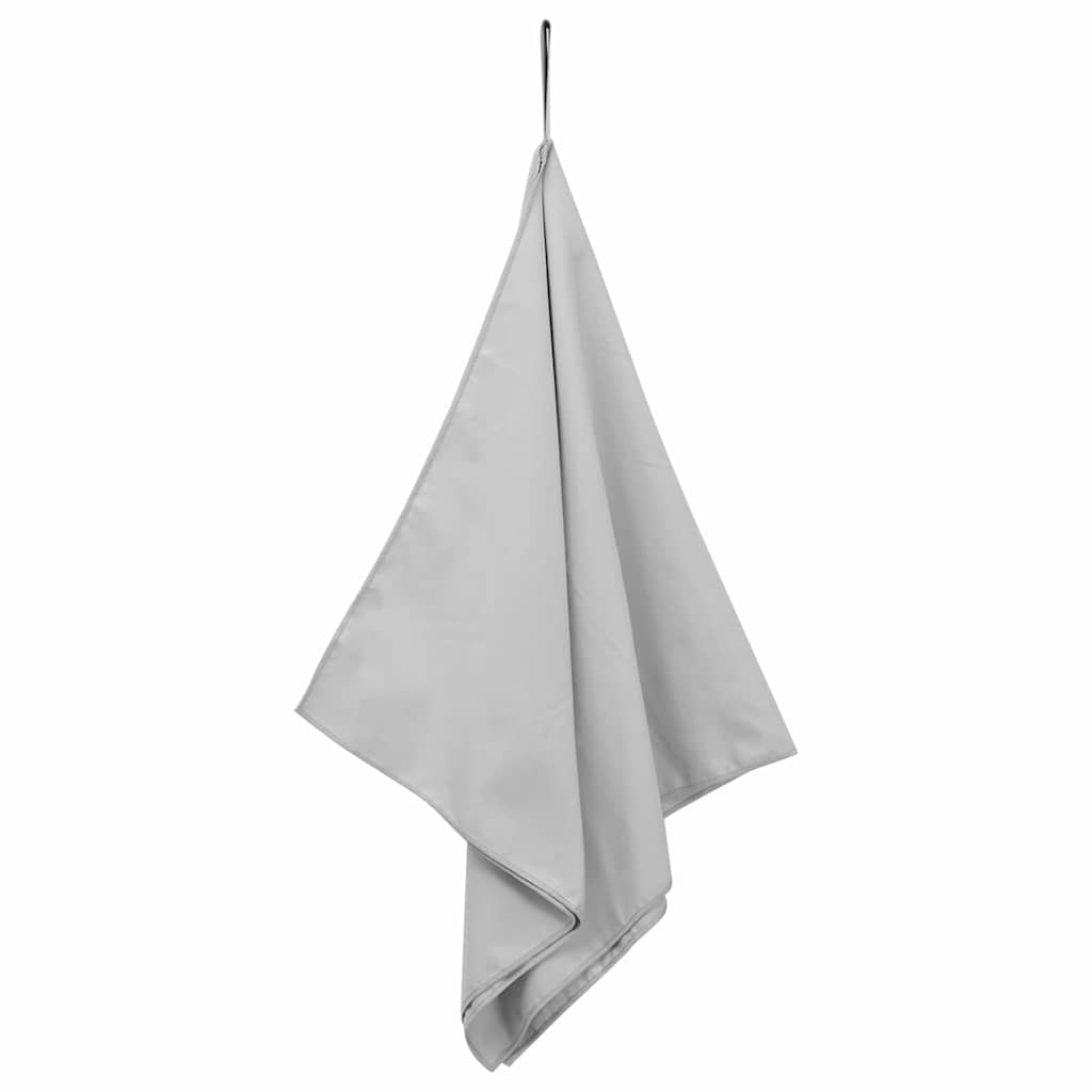 Sportski Ručnici 2 pcs Siva 100 x 50 cm Poliester i poliamid