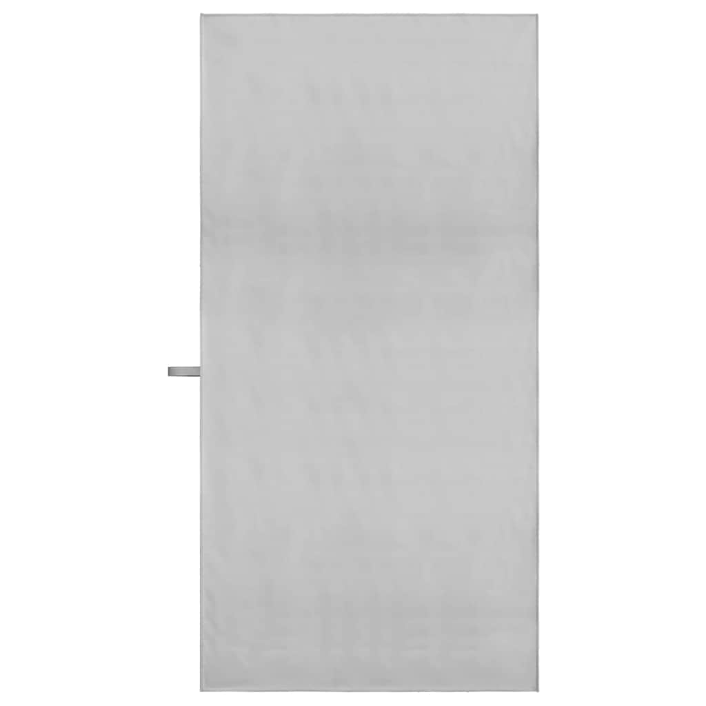 Sportski Ručnici 2 pcs Siva 140 x 70 cm Poliester i poliamid