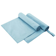 Sportski Ručnici 2 pcs Plava 100 x 50 cm Poliester i poliamid