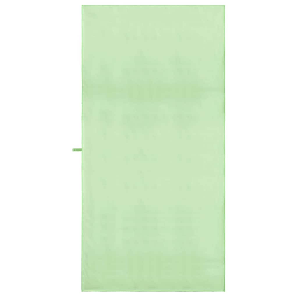 Sportski Ručnici 2 pcs Zelena 180 x 90 cm Poliester i poliamid