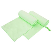 Sportski Ručnici 2 pcs Zelena 200 x 100 cm Poliester i poliamid