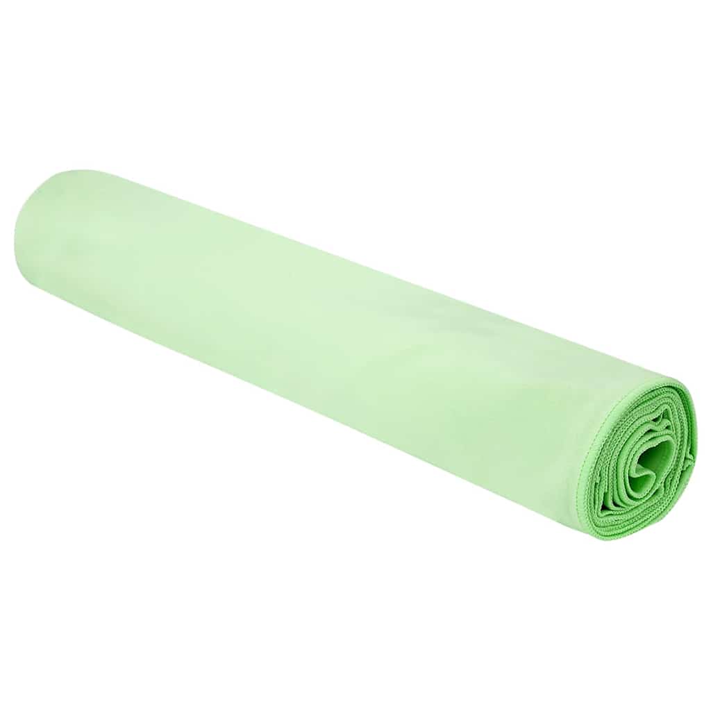 Sportski Ručnici 2 pcs Zelena 200 x 100 cm Poliester i poliamid