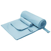 Set sportskih ručnika 2 pcs Plava tkanina