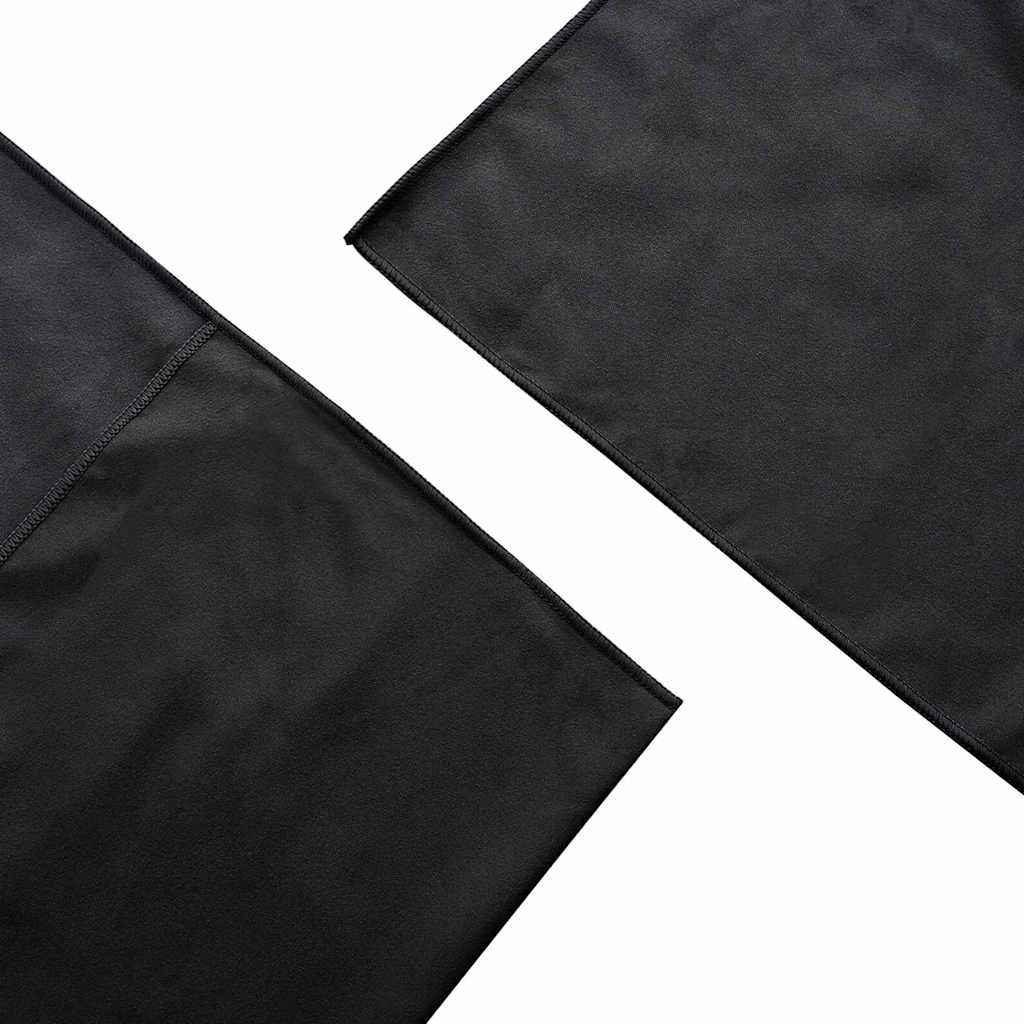 Vanjski ručnici za stolice 2 pcs Crna 130 x 60 cm