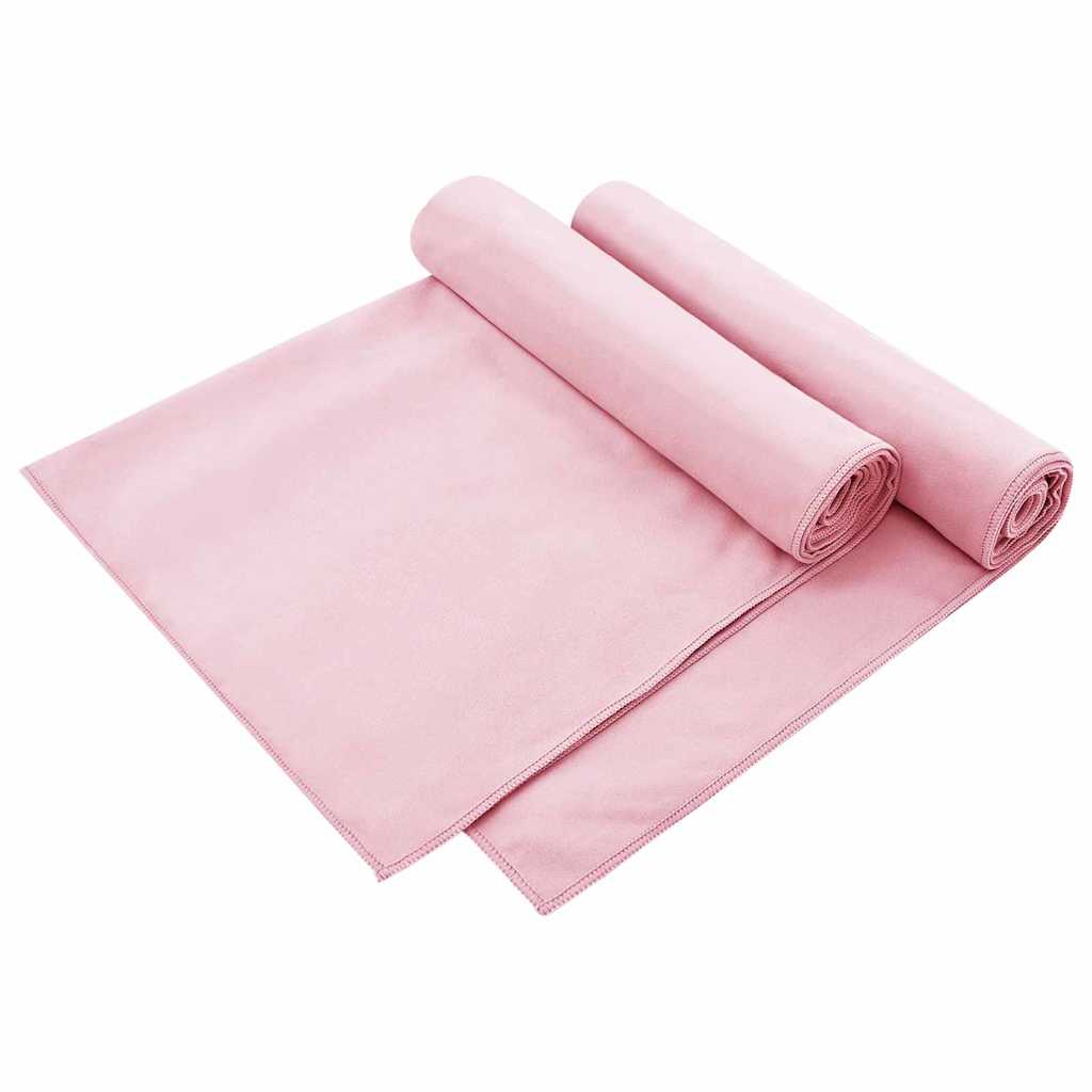 Vanjski ručnici za stolice 2 pcs Ružičasta 130 x 60 cm