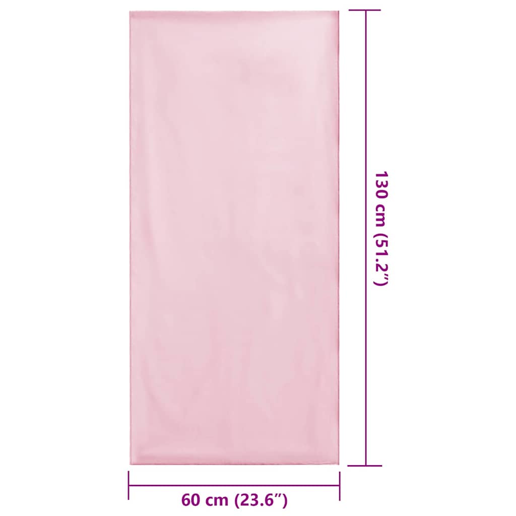 Vanjski ručnici za stolice 2 pcs Ružičasta 130 x 60 cm