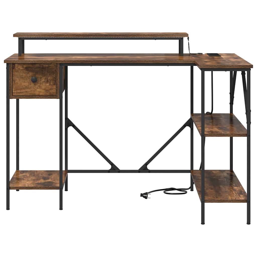 Stol Dimljeni hrast 120 x 79 x 86,5 cm Konstruirano drvo