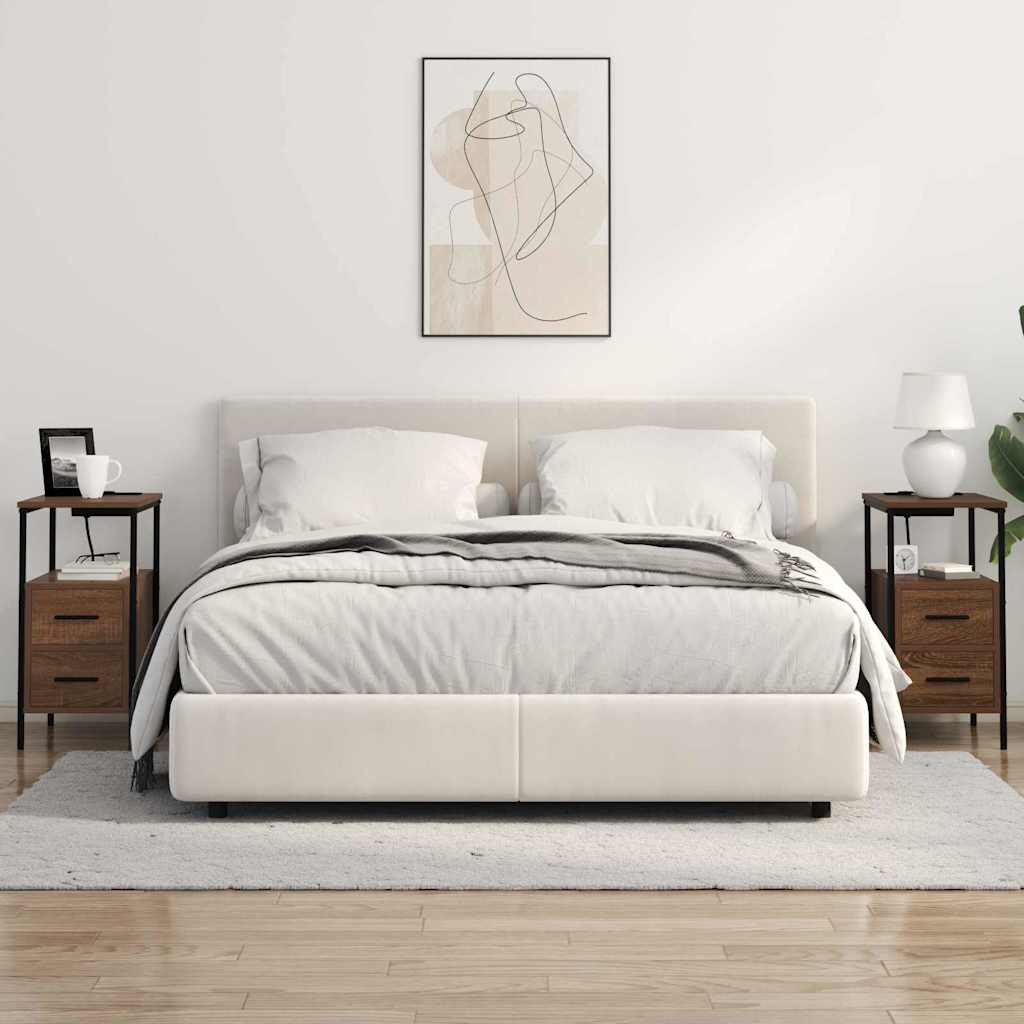 Noćni ormar Smeđi hrast 30 x 48 x 61 cm Konstruirano drvo