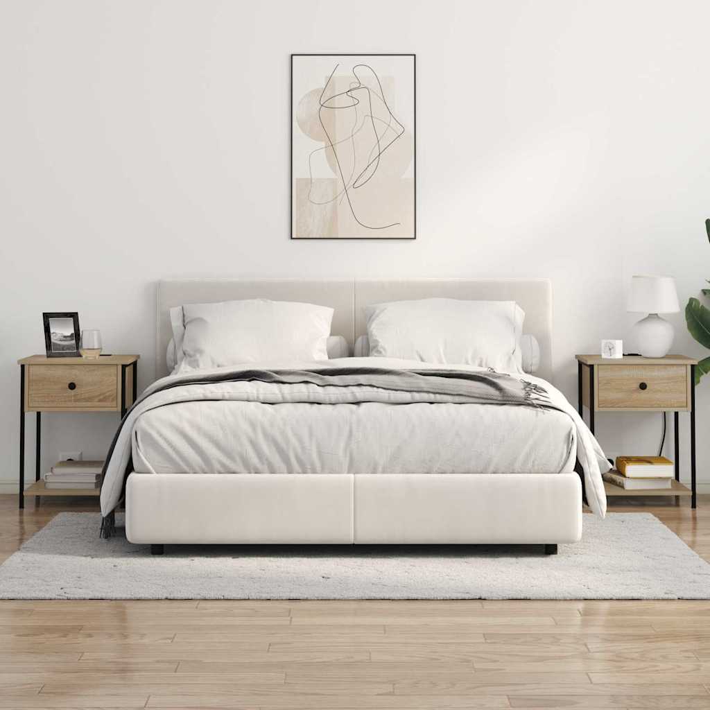Noćni ormar s ladicama 2 pcs Sonoma hrast 42 x 41 x 56 cm