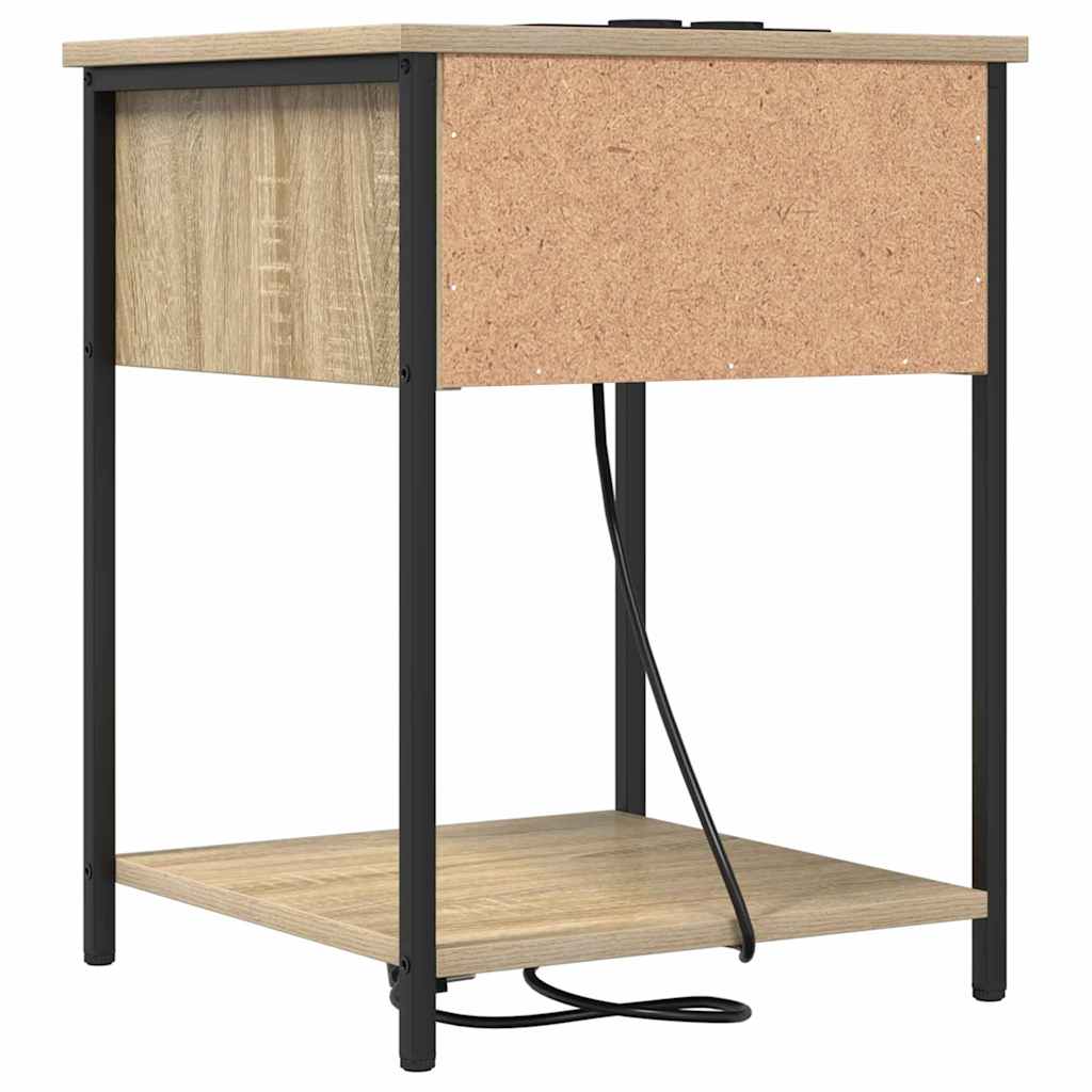 Noćni ormar s ladicama 2 pcs Sonoma hrast 42 x 41 x 56 cm