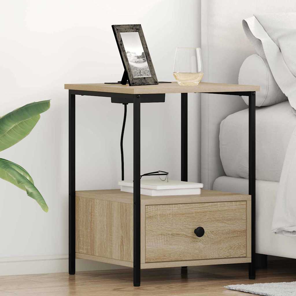 Noćni ormar Sonoma hrast 42 x 41 x 56 cm Konstruirano drvo