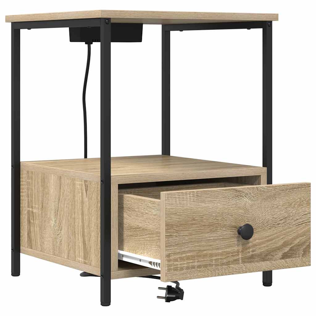 Noćni ormar Sonoma hrast 42 x 41 x 56 cm Konstruirano drvo