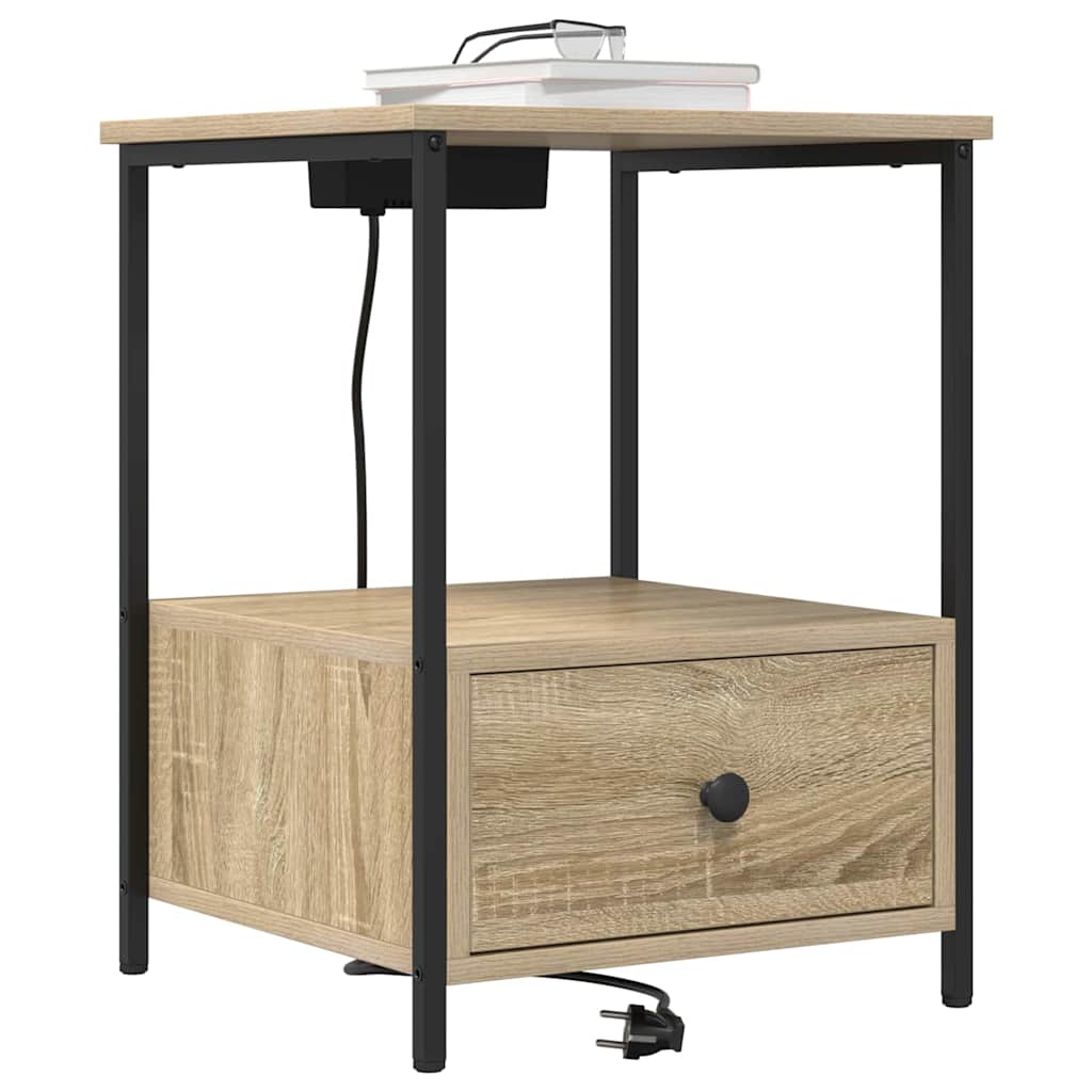 Noćni ormar Sonoma hrast 42 x 41 x 56 cm Konstruirano drvo