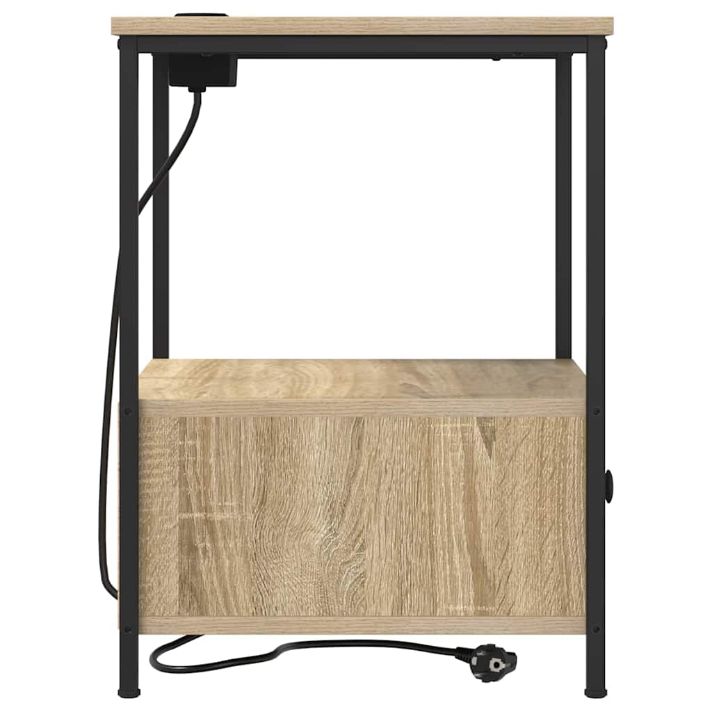 Noćni ormar Sonoma hrast 42 x 41 x 56 cm Konstruirano drvo