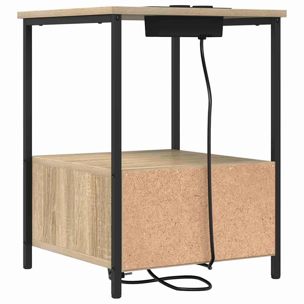 Noćni ormar s ladicama 2 pcs Sonoma hrast 42 x 41 x 56 cm