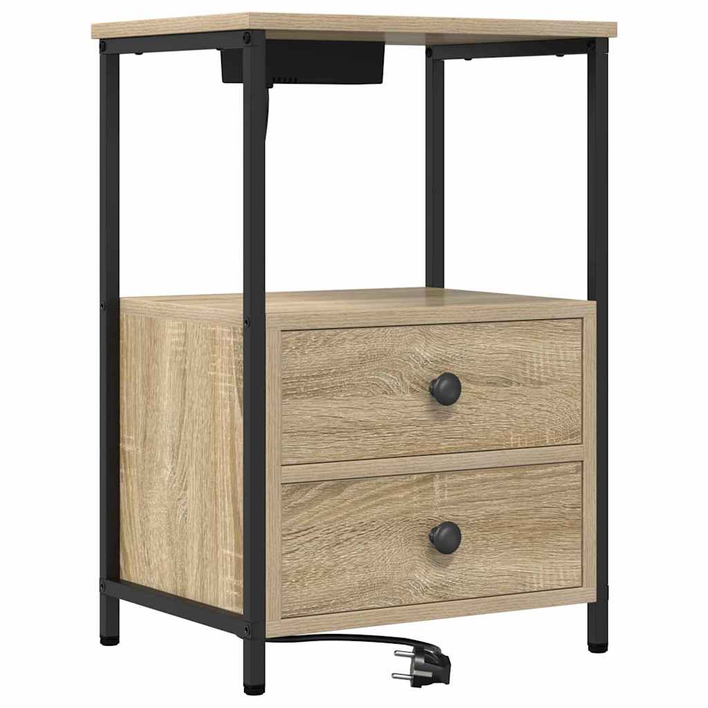 Noćni ormar Sonoma hrast 40 x 31 x 60 cm Konstruirano drvo