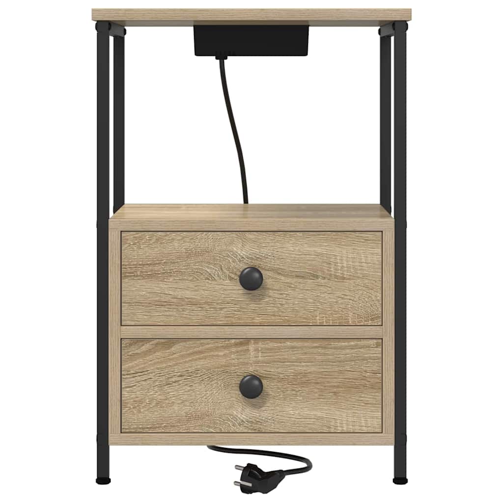 Noćni ormar Sonoma hrast 40 x 31 x 60 cm Konstruirano drvo