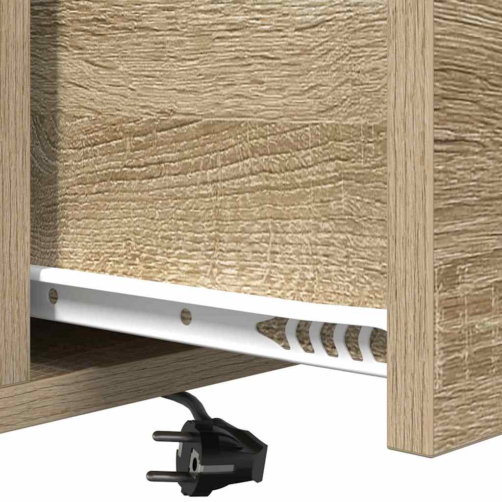 Noćni ormar s ladicama 2 pcs Sonoma hrast 40 x 31 x 60 cm