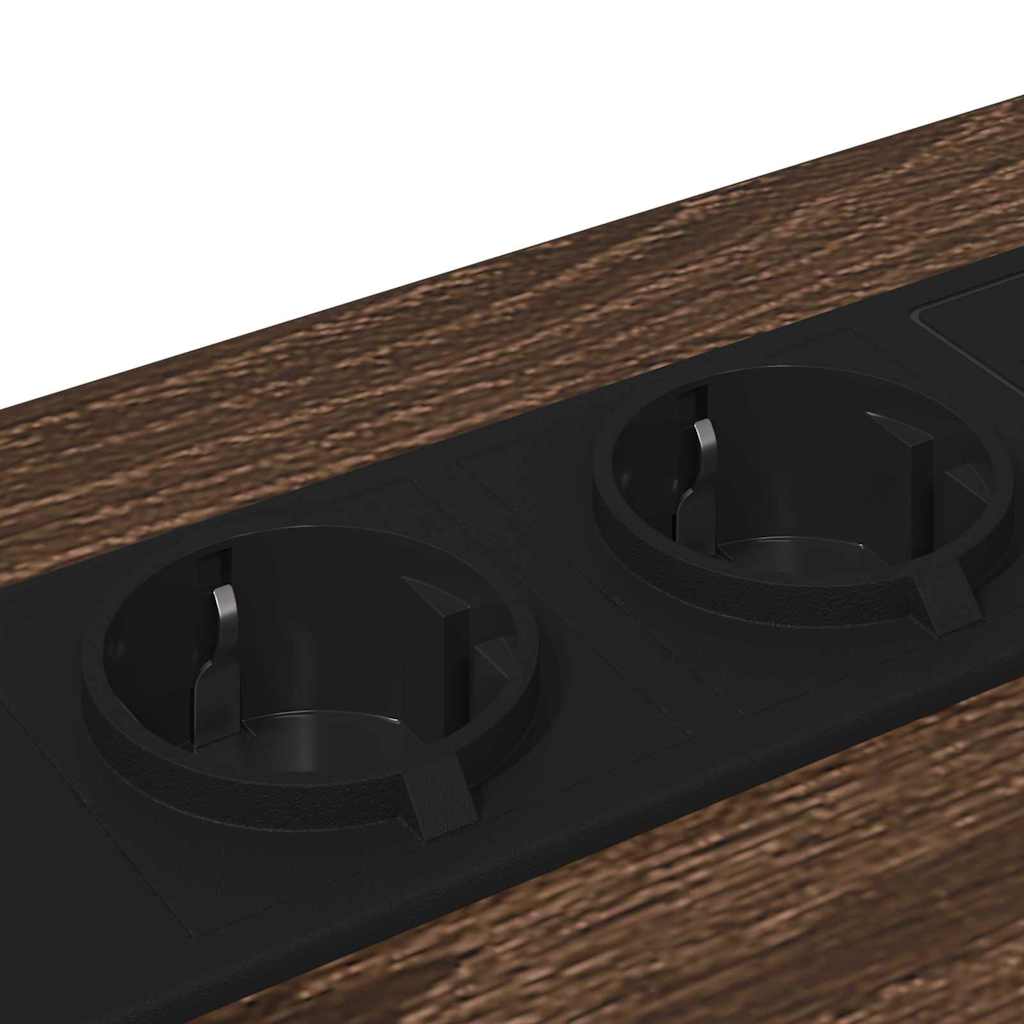 Noćni ormar 2 pcs Smeđi hrast 40 x 31 x 60 cm Konstruirano drvo