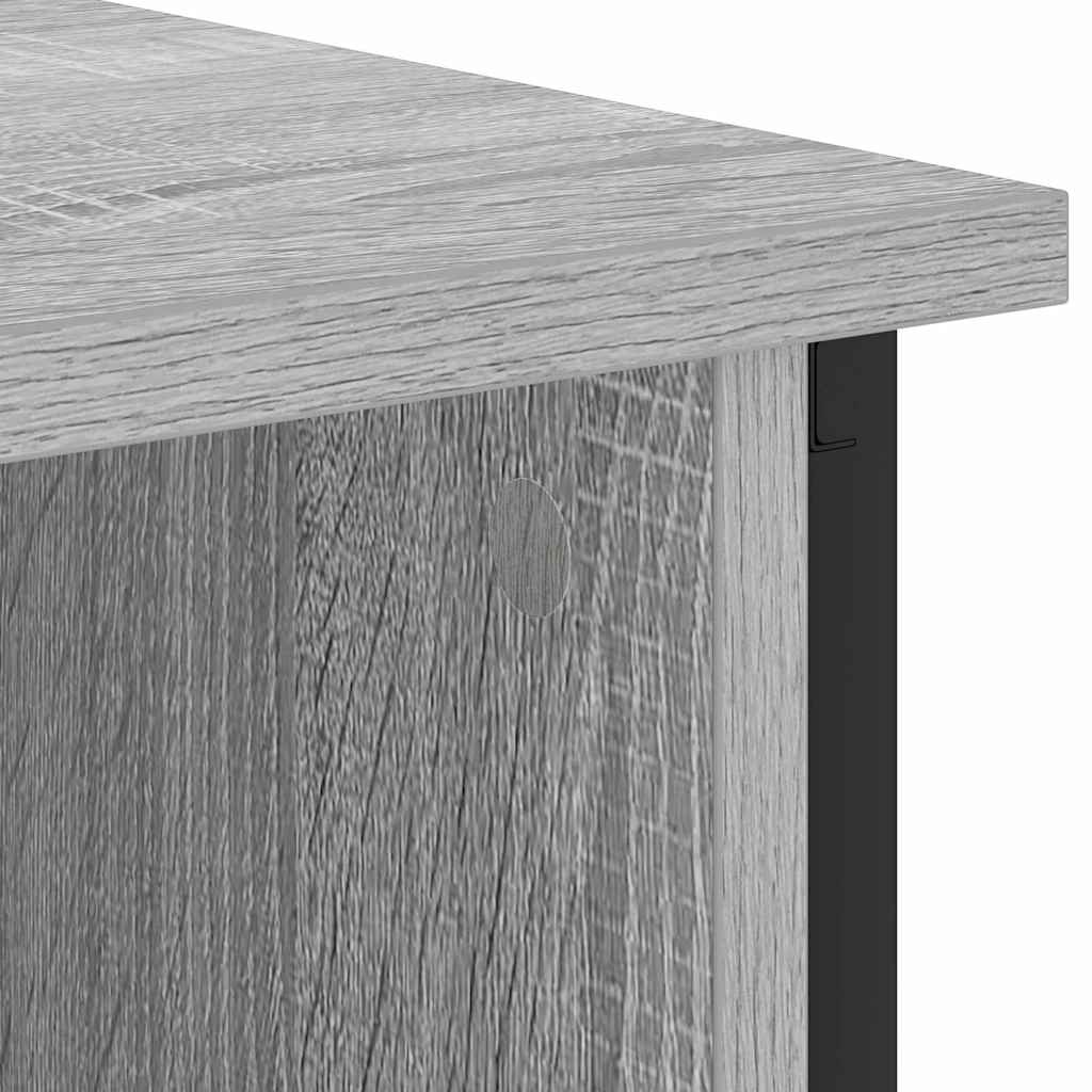 Noćni ormar 2 pcs Siva Sonoma 38 x 31 x 61 cm Konstruirano drvo