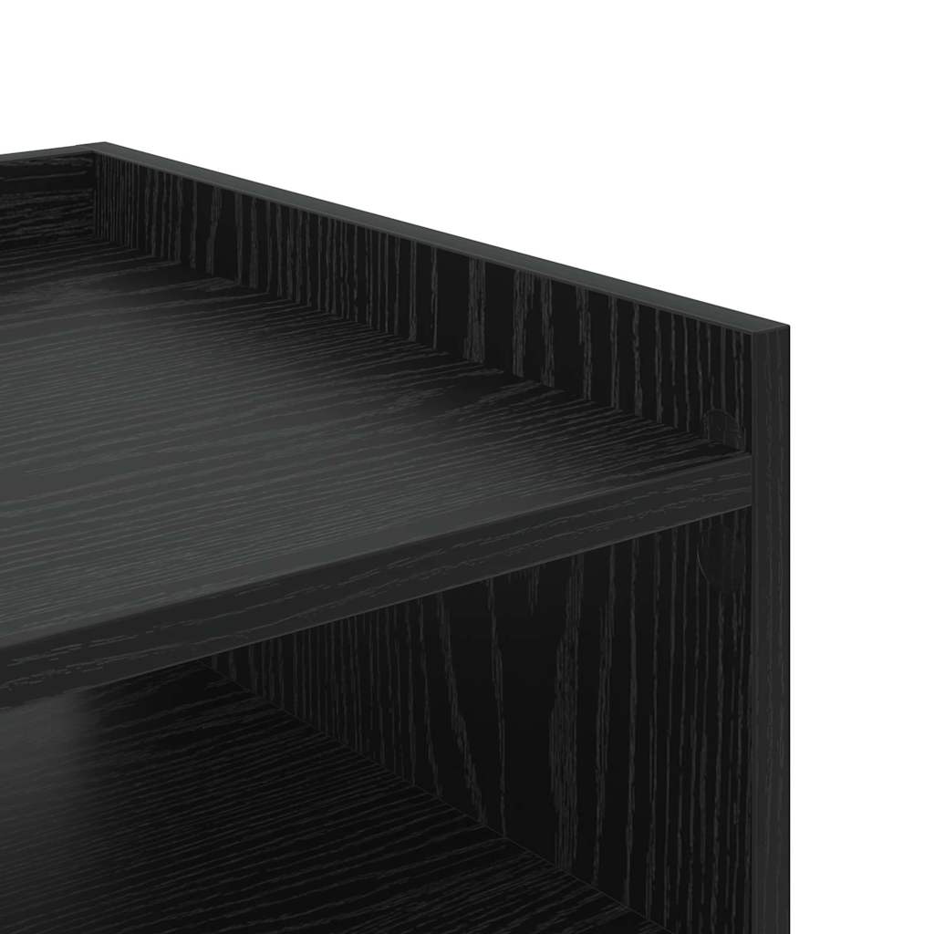 Noćni ormar 2 pcs Crni hrast 40 x 40 x 61 cm Konstruirano drvo