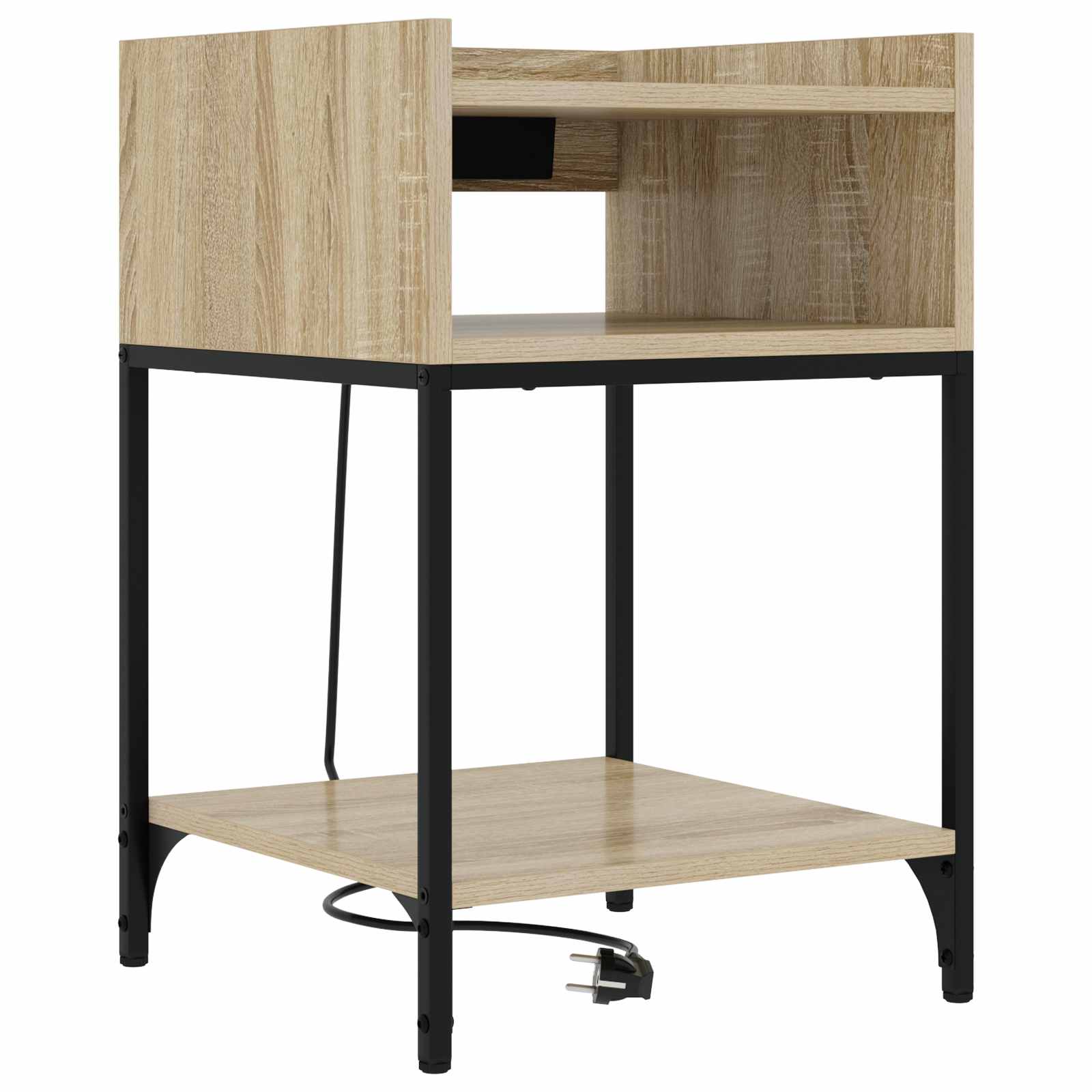 Noćni ormar s policom 2 pcs Sonoma hrast 40 x 40 x 61 cm