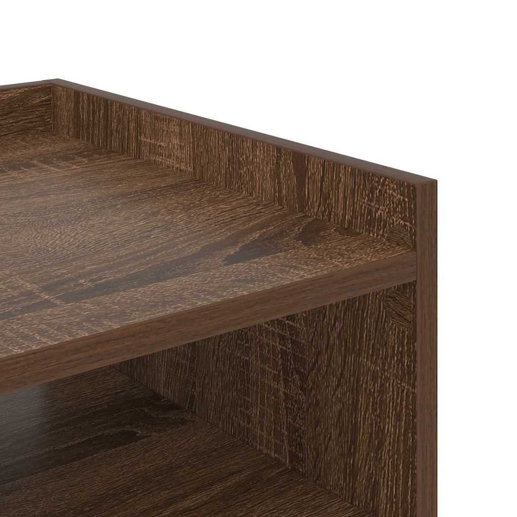 Noćni ormar 2 pcs Smeđi hrast 40 x 40 x 61 cm Konstruirano drvo